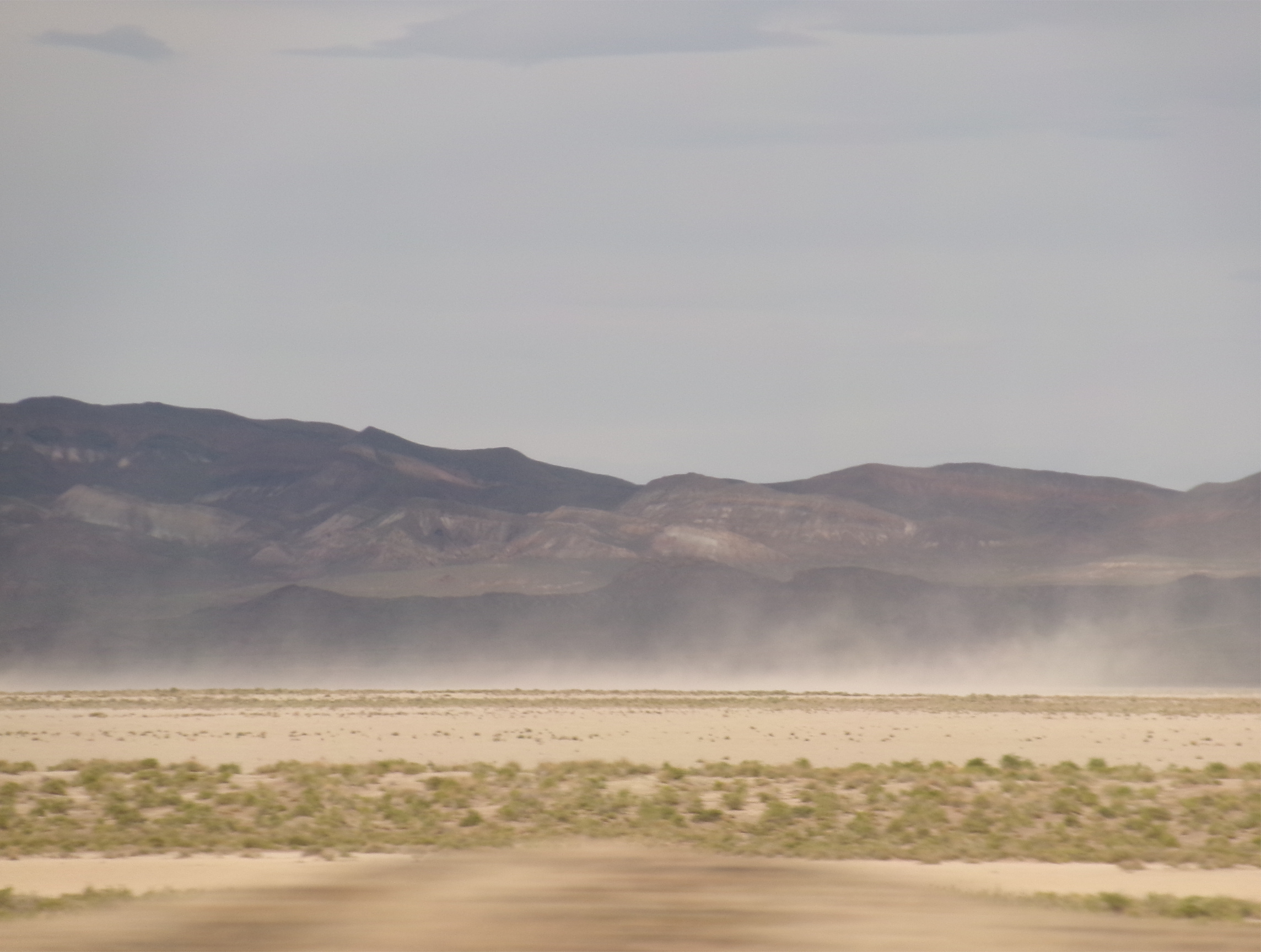 Sand blowing in Nevada